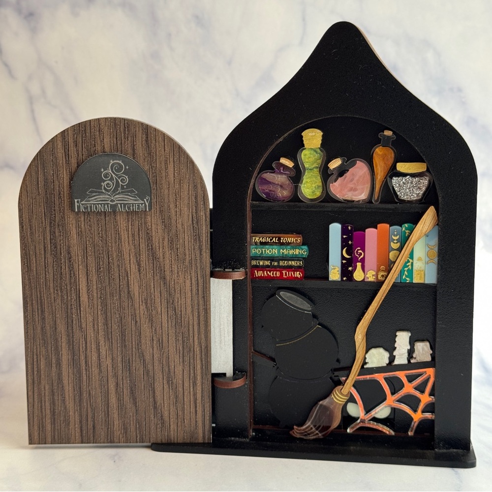 NEW Fictional Alchemy Harry Potter Potions Cupboard Cabinet Acrylic Bookend